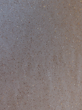 Tulle à paillettes or rose - Effervescence
