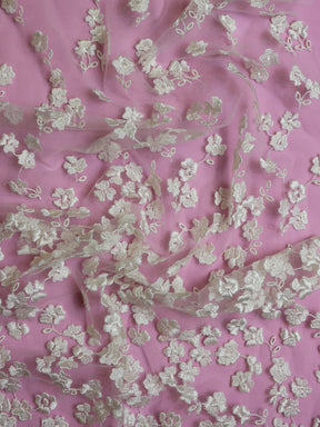 Dentelle Brodée Ivoire - Rowan