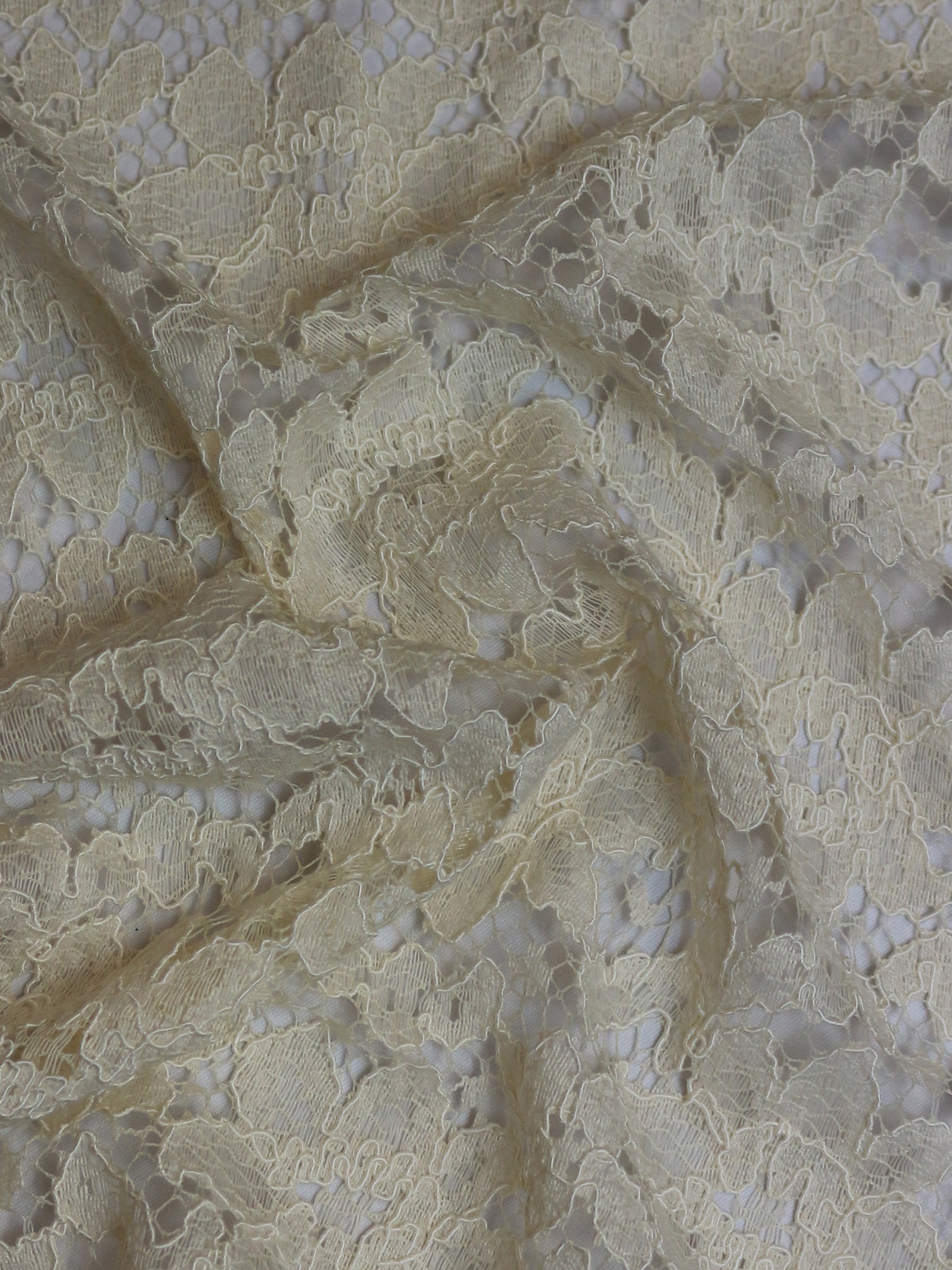 Dentelle gansée champagne - Shannon