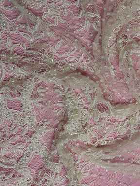 Dentelle Perlée Ivoire - Sincère