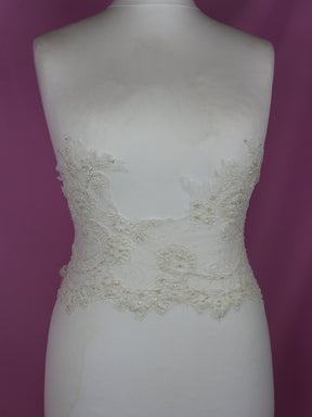 Galon de Dentelle Cordé Ivoire – Stacey