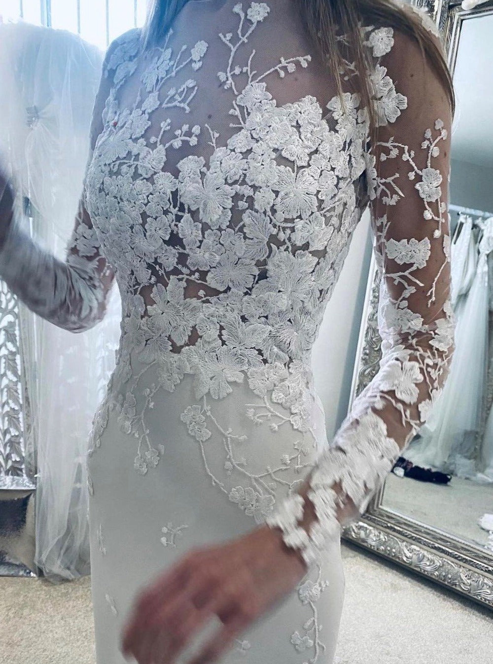Dentelle Italienne Brodée Ivoire - Styla