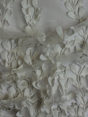 Dentelle 3D Ivoire - Tara