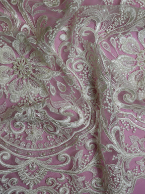 Dentelle brodée ivoire - Taylor