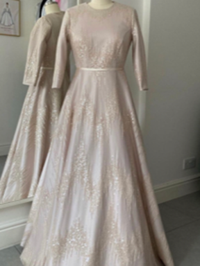 Tulle Champagne Pailleté -Twilight