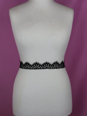 Bordure en dentelle noire - Valentina