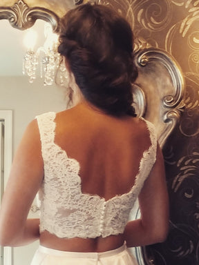 Dentelle Cordonnée Blanche - Amelia