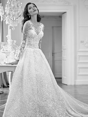 Dentelle Brodée Ivoire - Leonora