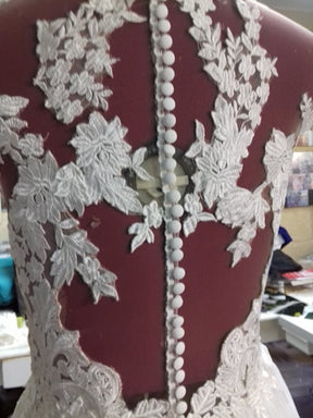 Dentelle Brodée Ivoire - Cassia