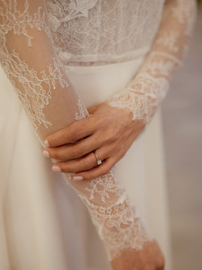 Dentelle Rachel blanche - Katherine
