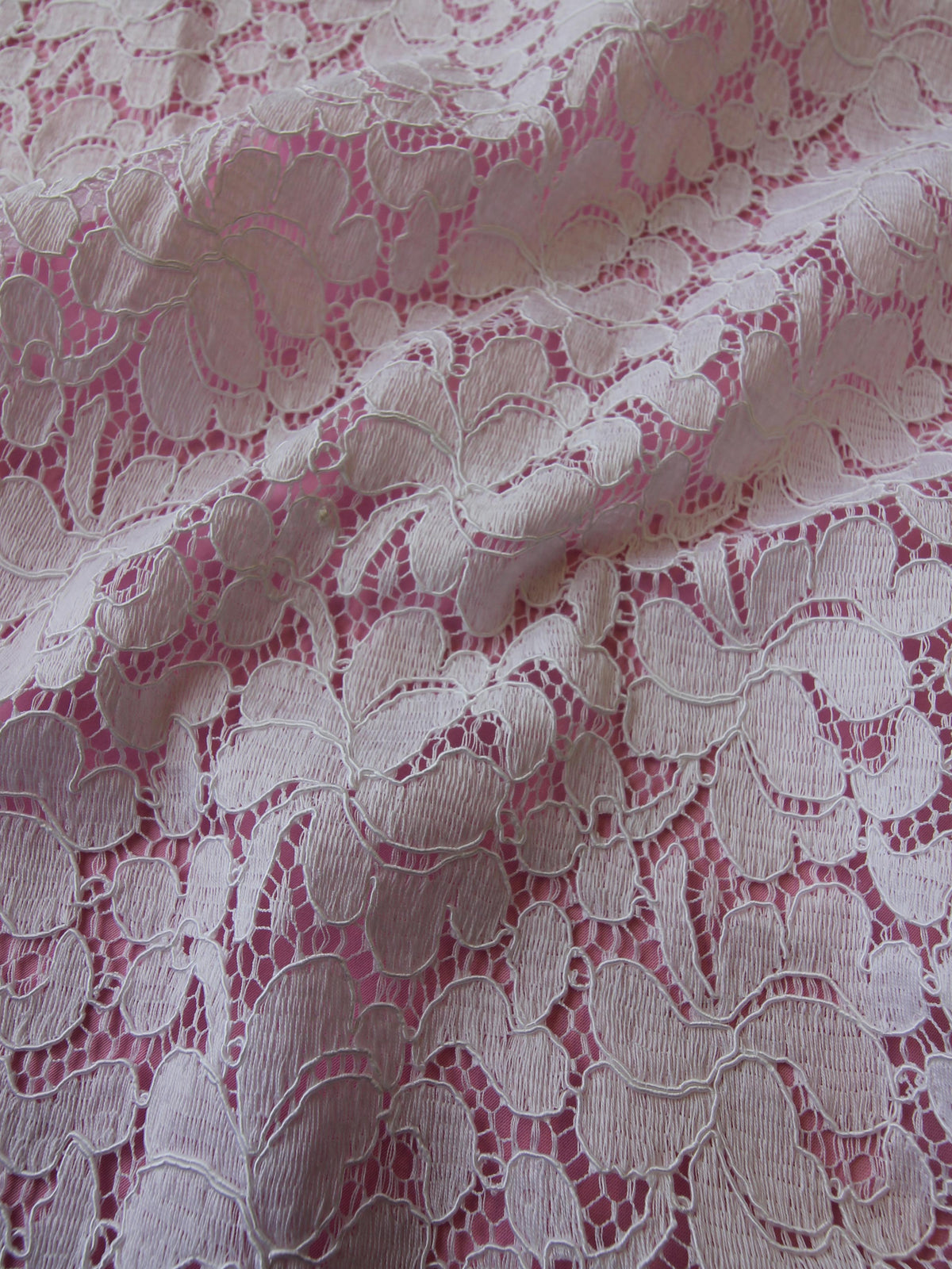 Dentelle Chantilly Cordon Blanc - Francine