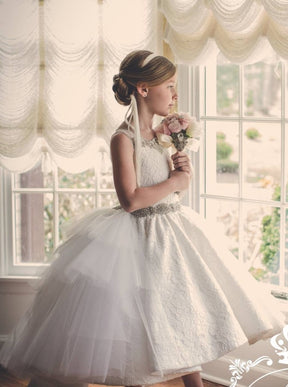 Dentelle Chantilly Blanche Douce - Amy