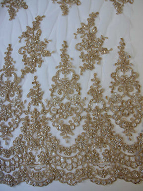 Dentelle beige - Alexandra.
