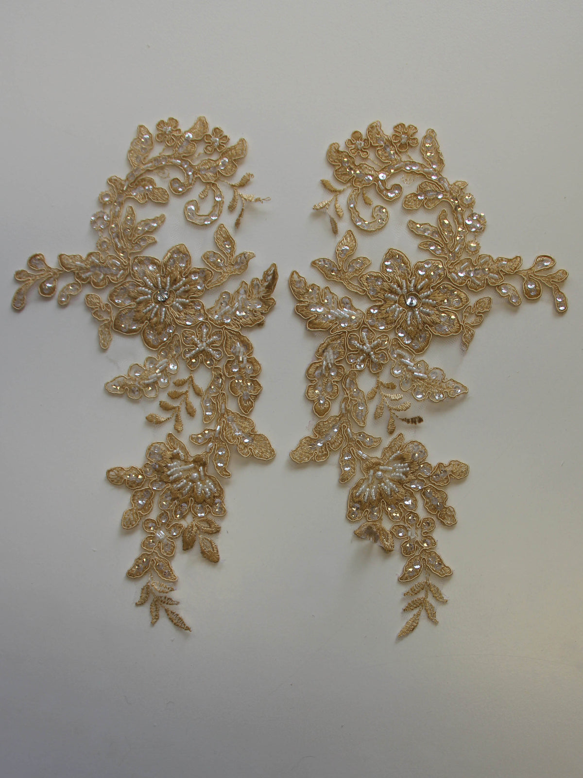 Appliques en dentelle beige – Annabelle.