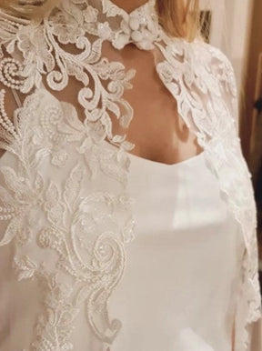 Dentelle Broderie Paillettes Ivoire - Bijou
