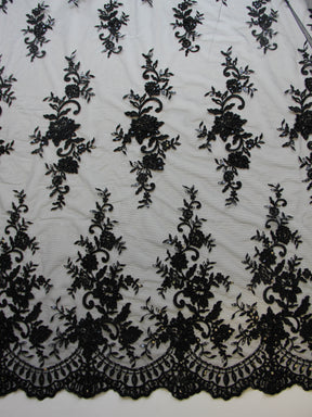 Dentelle perlée noire - Ziggy