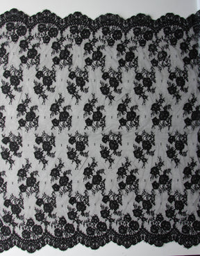 Dentelle Noire Cordonnée - Amelia
