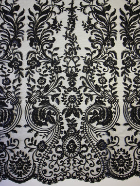 Dentelle Brodée Noire - Greer