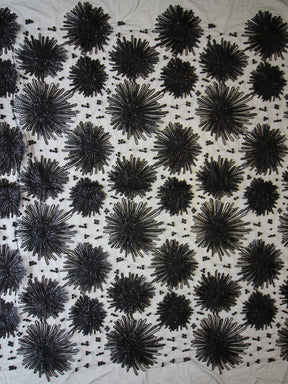 Dentelle Noire Cordonnée & Paillettes - Danuta