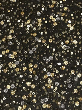 Dentelle à paillettes noires - Charlene