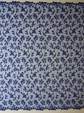 Dentelle Broderie Bleu Royal - Austen