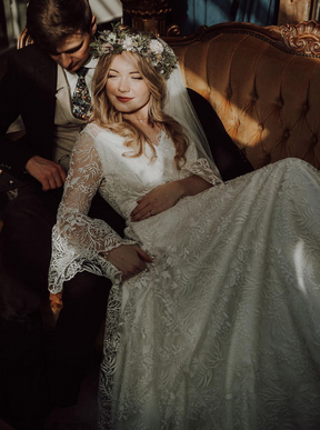Dentelle Brodée Ivoire - Presley