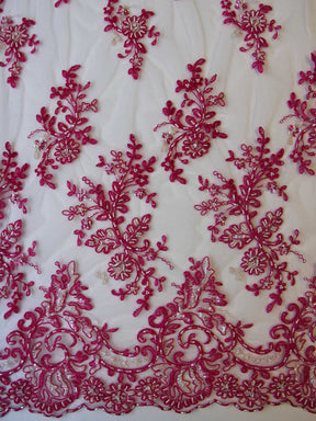Dentelle rose bonbon - Jessica.