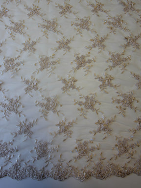 Dentelle Cordon Champagne - Géraldine