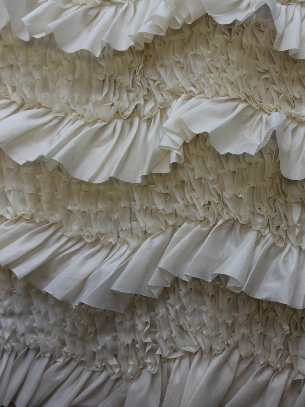 Broderie Couture Ivoire - Pétales