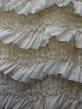 Broderie Couture Ivoire - Pétales