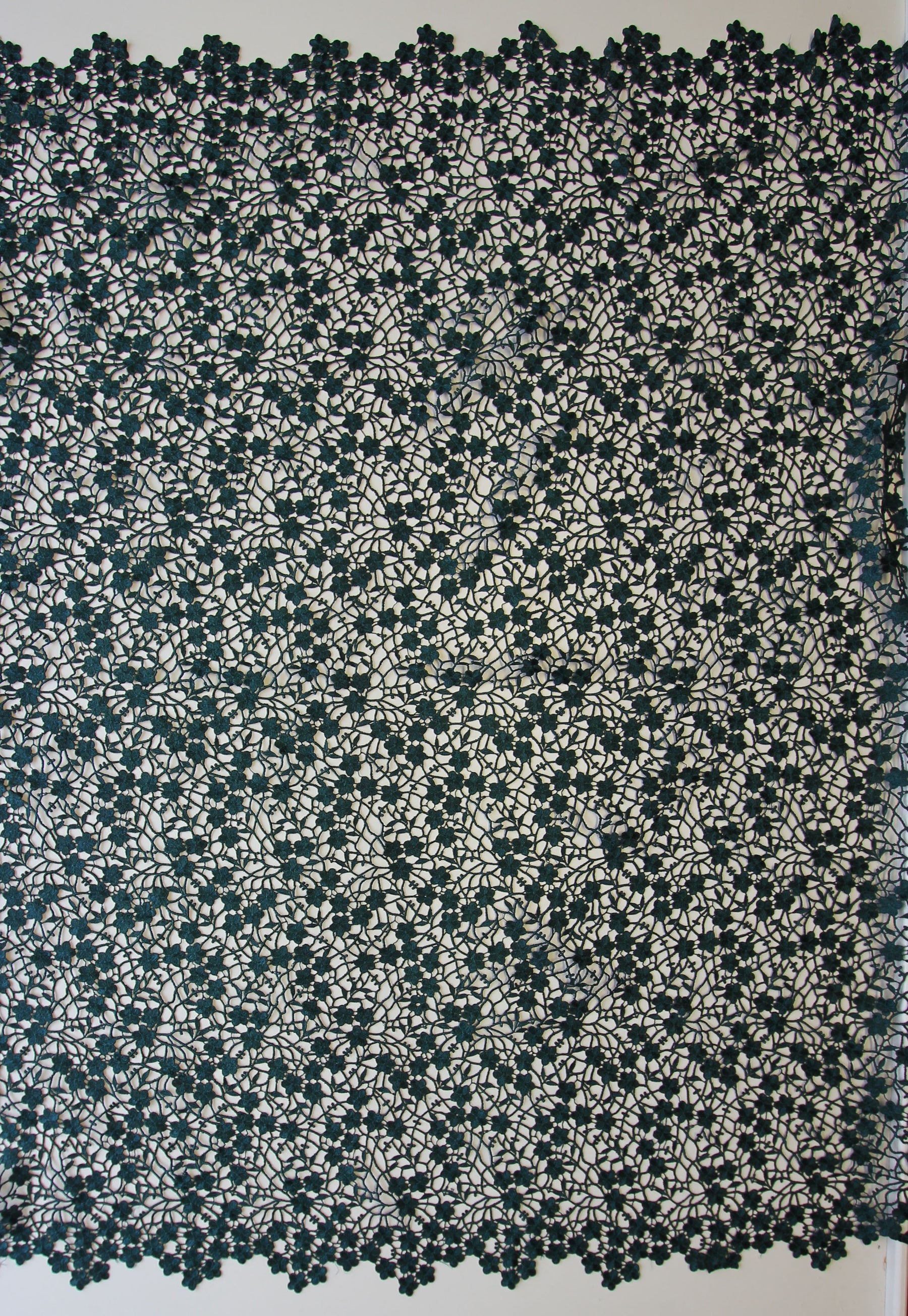 Dentelle Guipure Vert Foncé - Ebba
