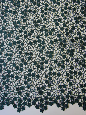 Dentelle Guipure Vert Foncé - Ebba
