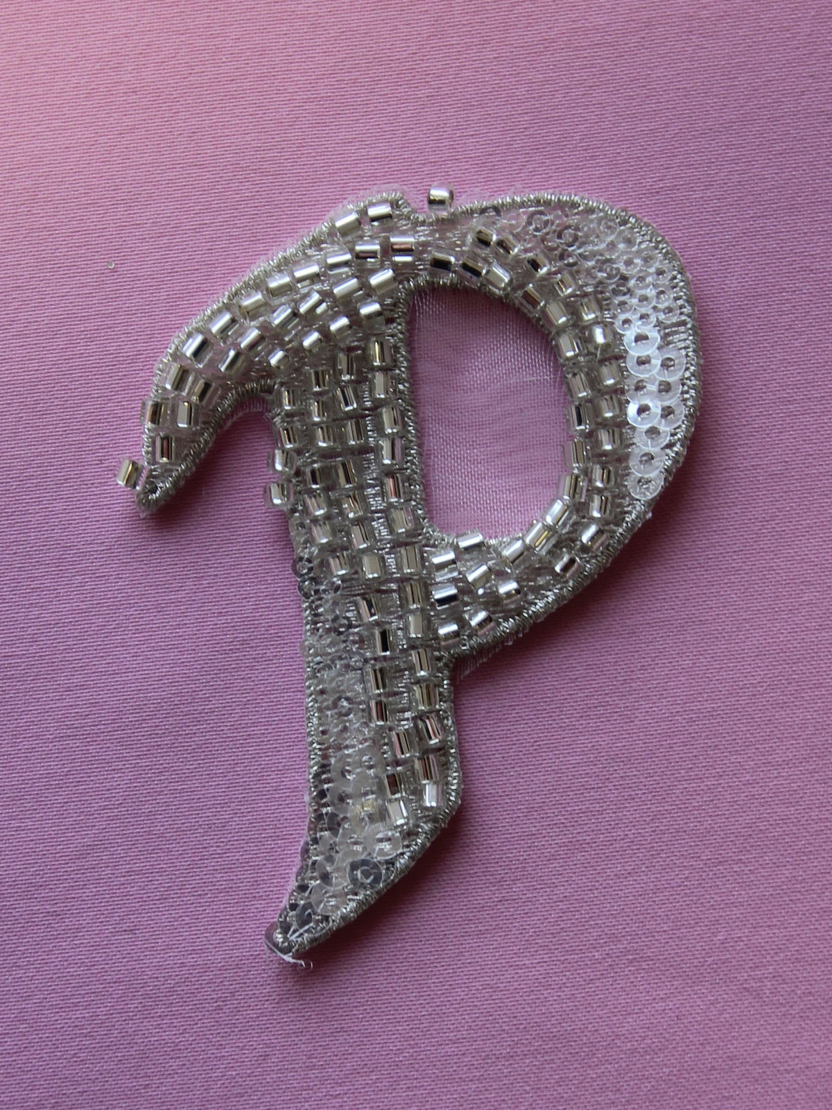 Beaded Letter P