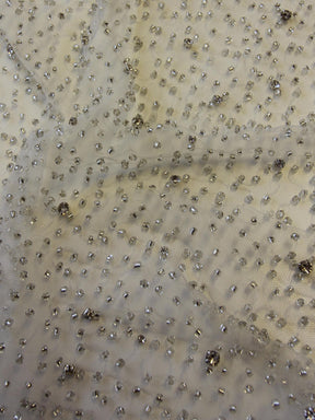 Tulle Ivoire Embelli - Arlette