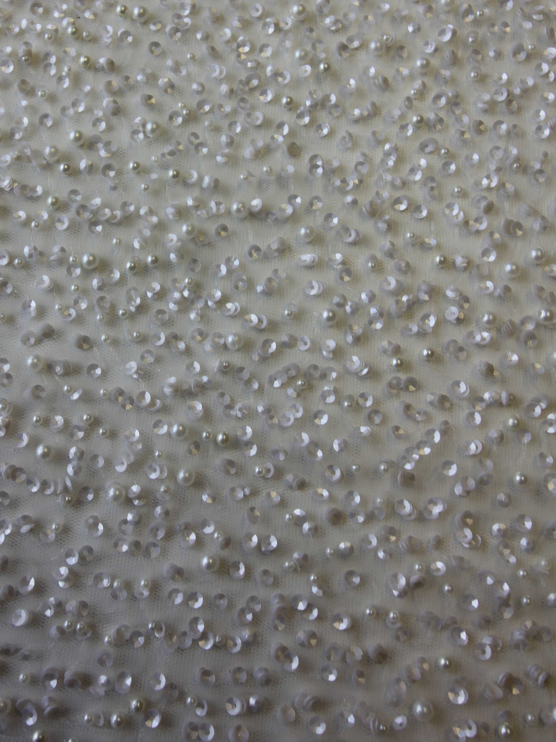 Tulle Embelli en Ivoire - Halette