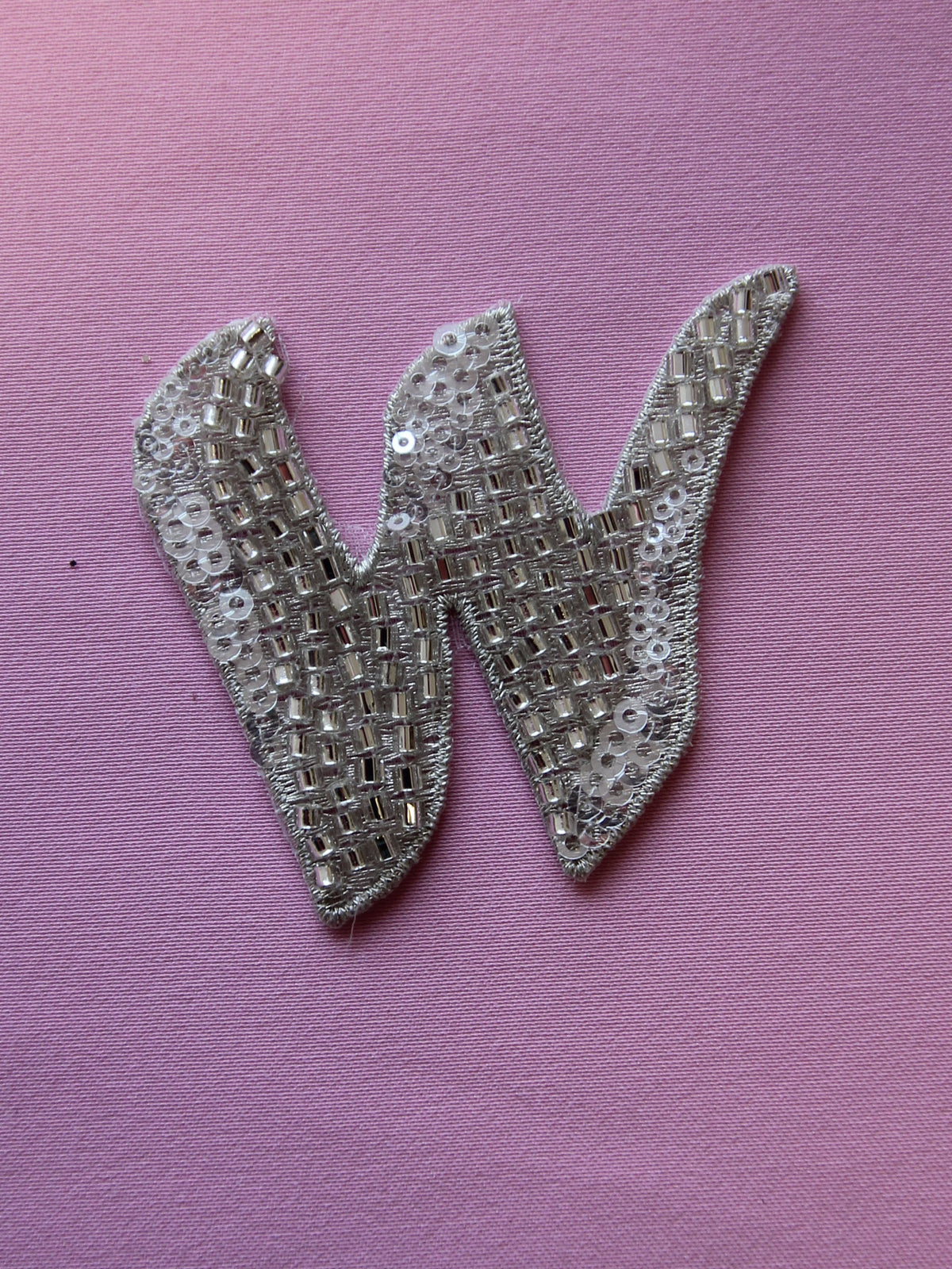 Beaded Letter W