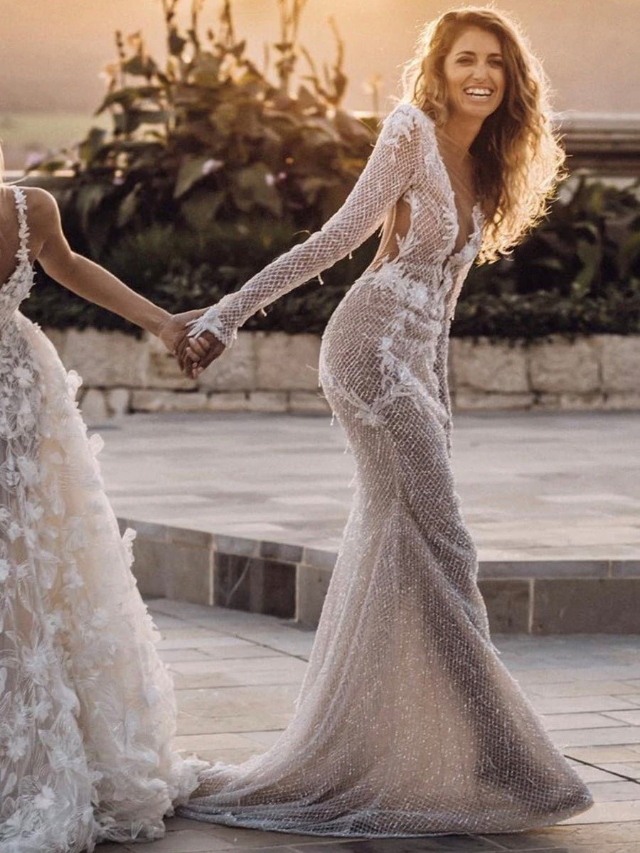 Tulle ivoire avec sequins - Glint