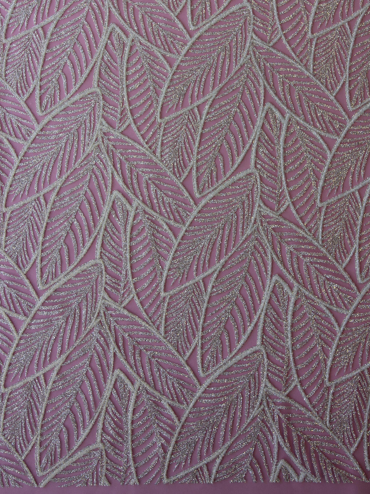 Dentelle pailletée ivoire - Lindsay