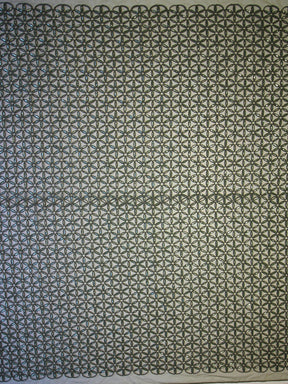 Dentelle Brodée Verte - Côme