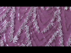 Dentelle Brodée Ivoire - Gardénia