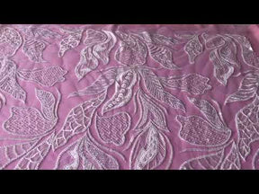 Dentelle perlée blanche - Bridget