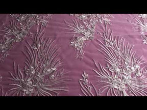 Dentelle Brodée Ivoire - Beluga