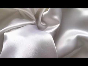 Satin lustré en polyester Ivoire - Adoration