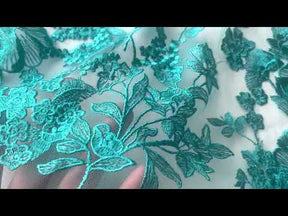 Dentelle Broderie Peacock - Garbo 