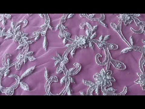 Dentelle Perlée Ivoire - Bibi