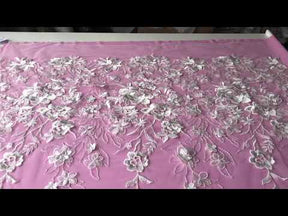 Dentelle 3D Brodée Ivoire - Willamena