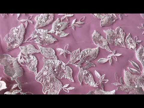 Dentelle embellie ivoire - Sigourney