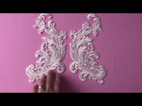 Appliques en dentelle Ivoire Pailletée - Nymph