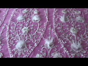 Dentelle Perlée Ivoire - Faye
