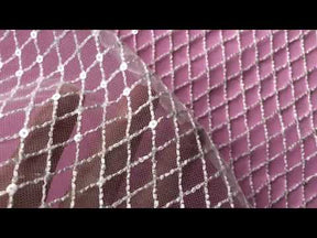 Tulle ivoire avec sequins - Glint